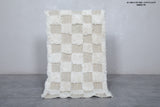 Checkered small Moroccan rug 2 X 3.3 Feet