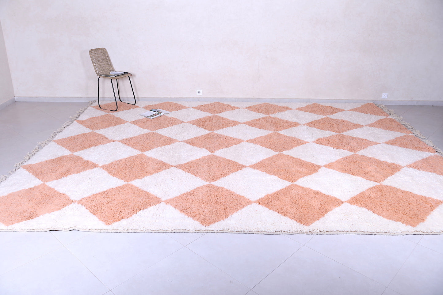 Beni Ourain Moroccan rug - Berber handmade carpet - custom Rug
