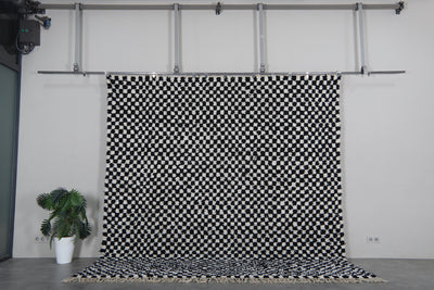 Checkered rug