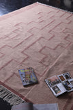 Handwoven Moroccan wool rug - Berber custom rug - Kilim rug
