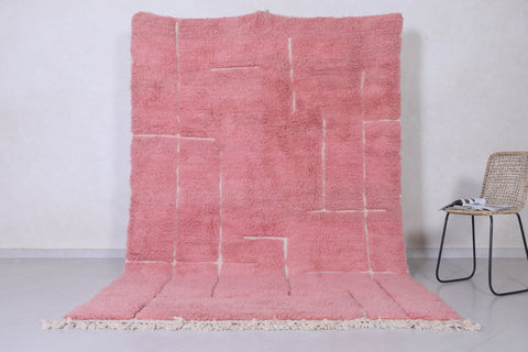 Pink Moroccan rug - Contemporary rug - Custom Wool rug