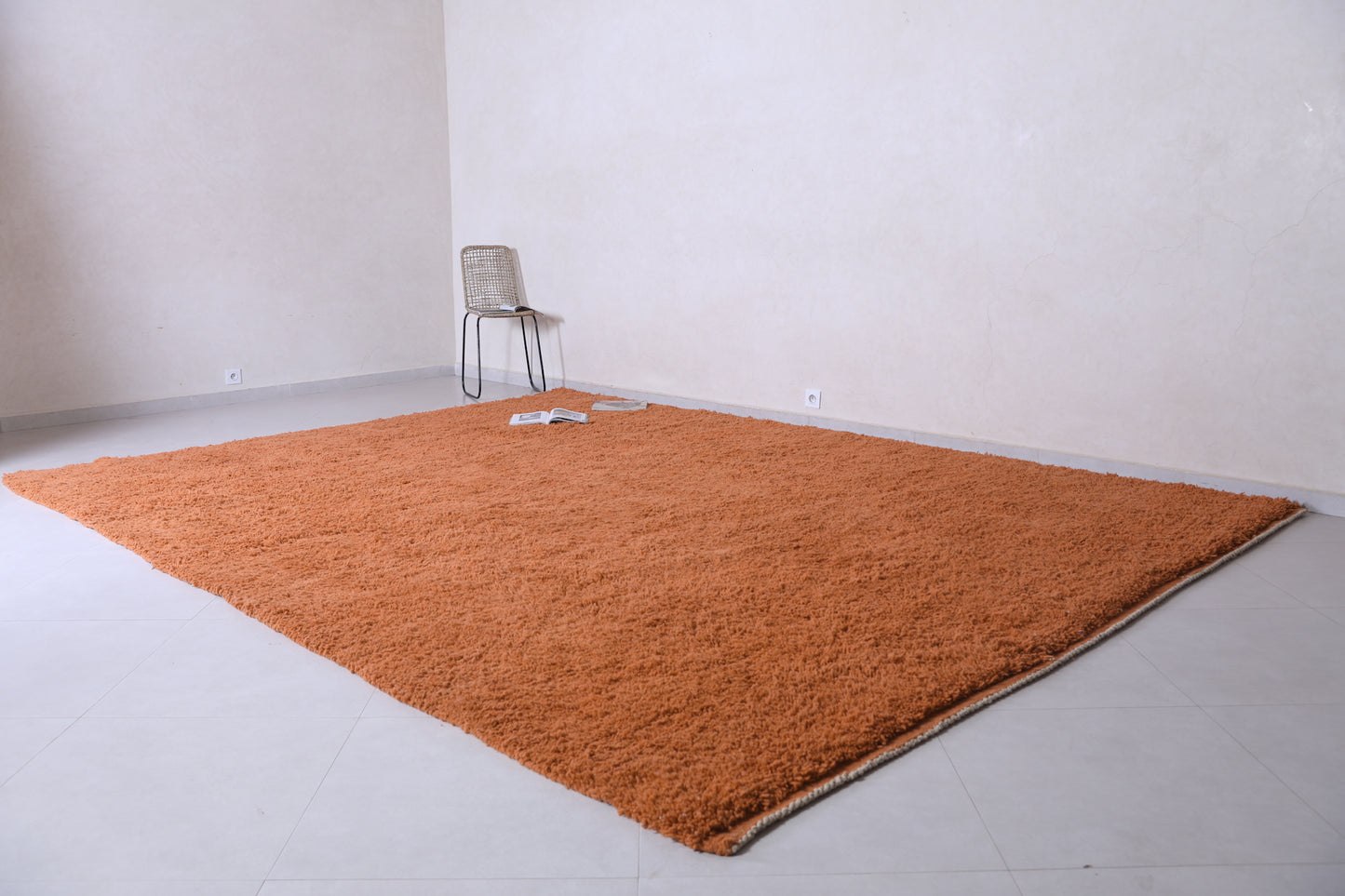 Bronze Custom Moroccan rug - All wool berber rug