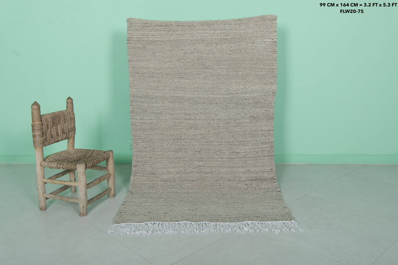 Moroccan Rug - 3.2 X 5.3 Feet | Handwoven Wool Area Rug