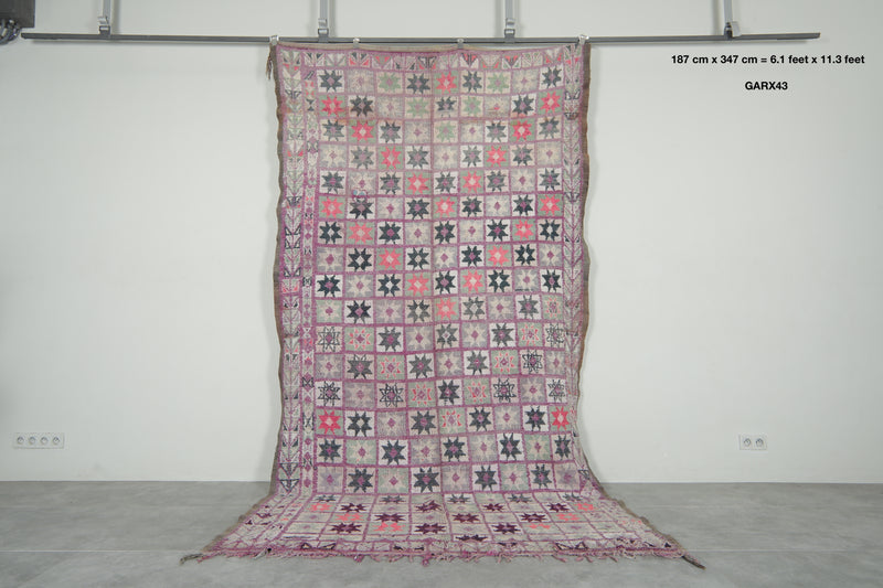 Handmade moroccan rug  6.1 ft x 11.3 ft - moroccan rug