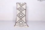 Moroccan rug 1.9 X 6.3 Feet - Boucherouite Rugs