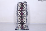 Moroccan berber rug 1.9 X 6.2 Feet - Boucherouite Rugs