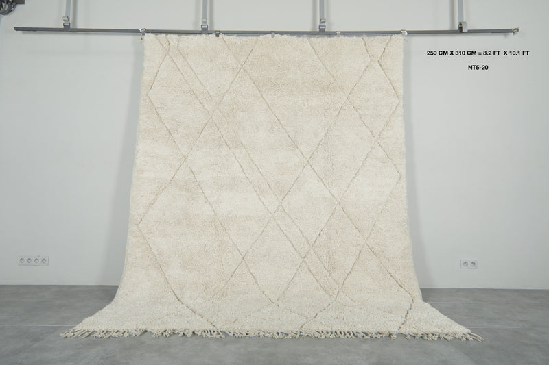 Handwoven Moroccan Rug 8.2 FT X 10.1 FT