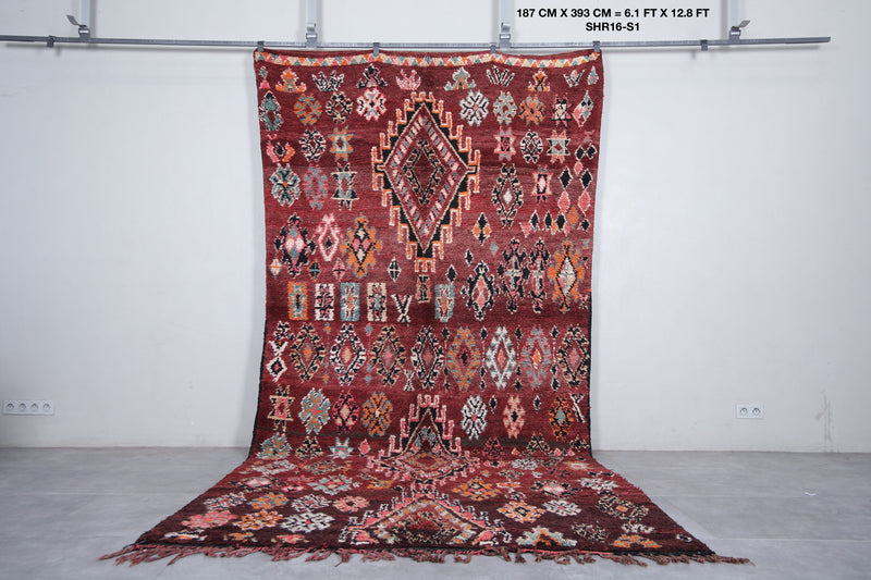 Large Boujaad Moroccan Rug - Artistic 6.1 x 12.8 Feet - area rugs