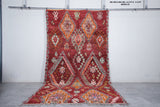 Moroccan vintage rug 6.4 X 11.9 Feet