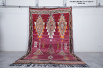 Handmade Berber rug 5.7 X 9.6 Feet