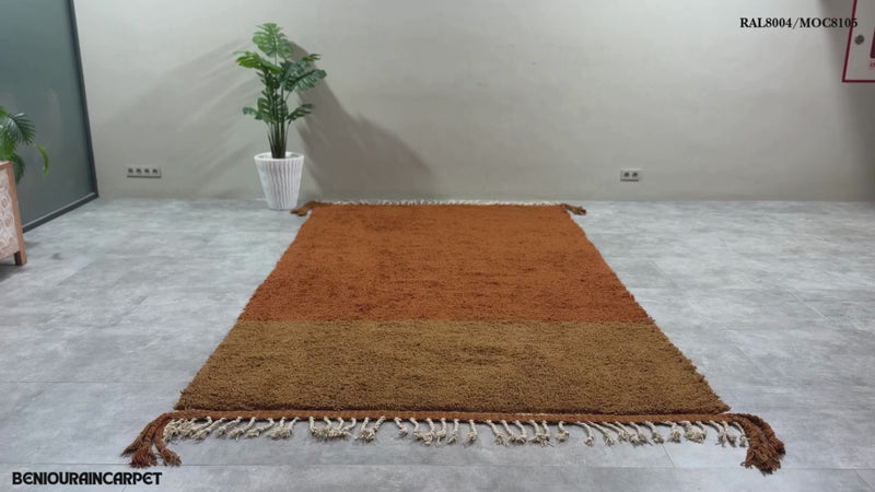 Handwoven Moroccan wool rug - Custom rug