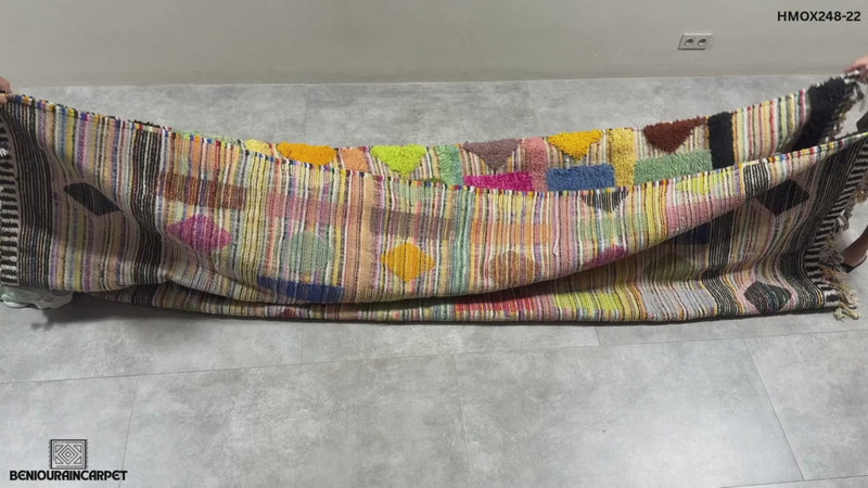 Colorful Moroccan Rug - 8 X 11.1 Feet