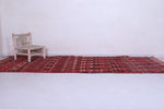 Vintage handmade moroccan runner rug 5.4 FT X 13.6 FT