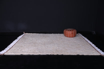 Ivory plain rug - Moroccan ivory rug - Solid rug