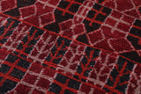 Vintage handmade moroccan runner rug 5.4 FT X 13.6 FT