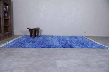 Luxury shag Moroccan rug - Blue rug - Custom Rug