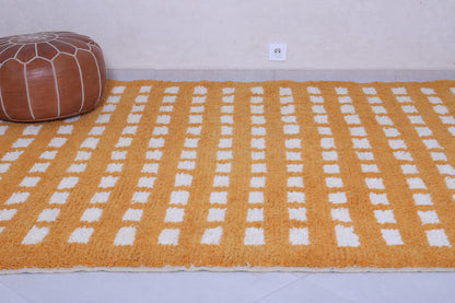 Authentic Moroccan rug - Handmade yellow rug - Wool rug