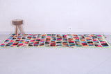 Colorful Long Moroccan Rug Shag 2.7 X 7.9 Feet