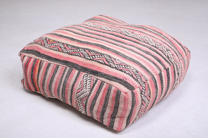 Handmade moroccan striped kilim cushion for sale