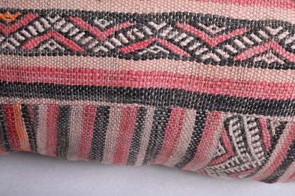 Handmade moroccan striped kilim cushion for sale