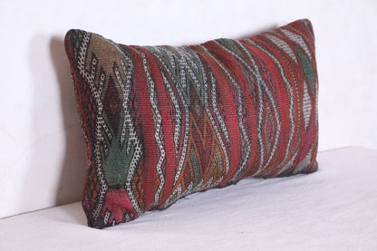 Moroccan handmade kilim pillow 13.7 INCHES X 22.4 INCHES