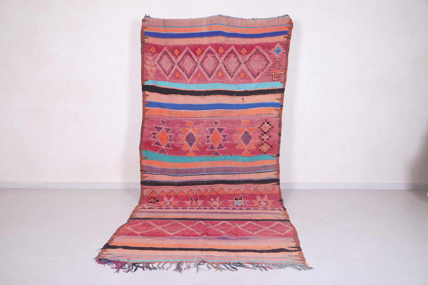 Handmade Moroccan Rug 4.8 X 11.1 Feet