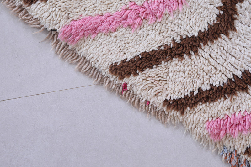 Shaggy Handmade Moroccan rug 2.9 X 5.4 Feet - Runner moroccan rugs