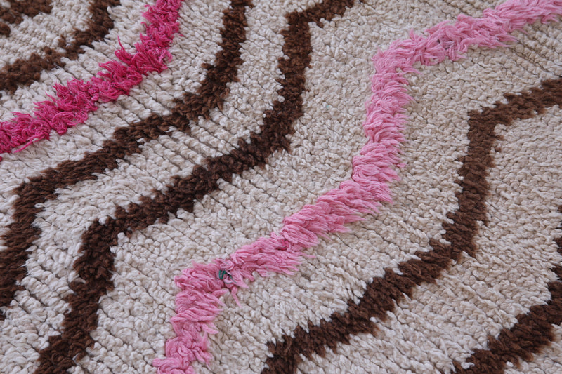 Shaggy Handmade Moroccan rug 2.9 X 5.4 Feet - Runner moroccan rugs