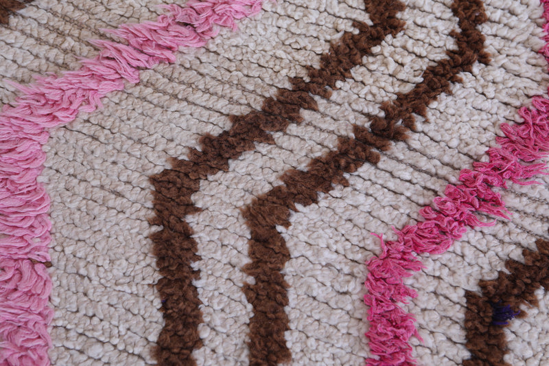 Shaggy Handmade Moroccan rug 2.9 X 5.4 Feet - Runner moroccan rugs