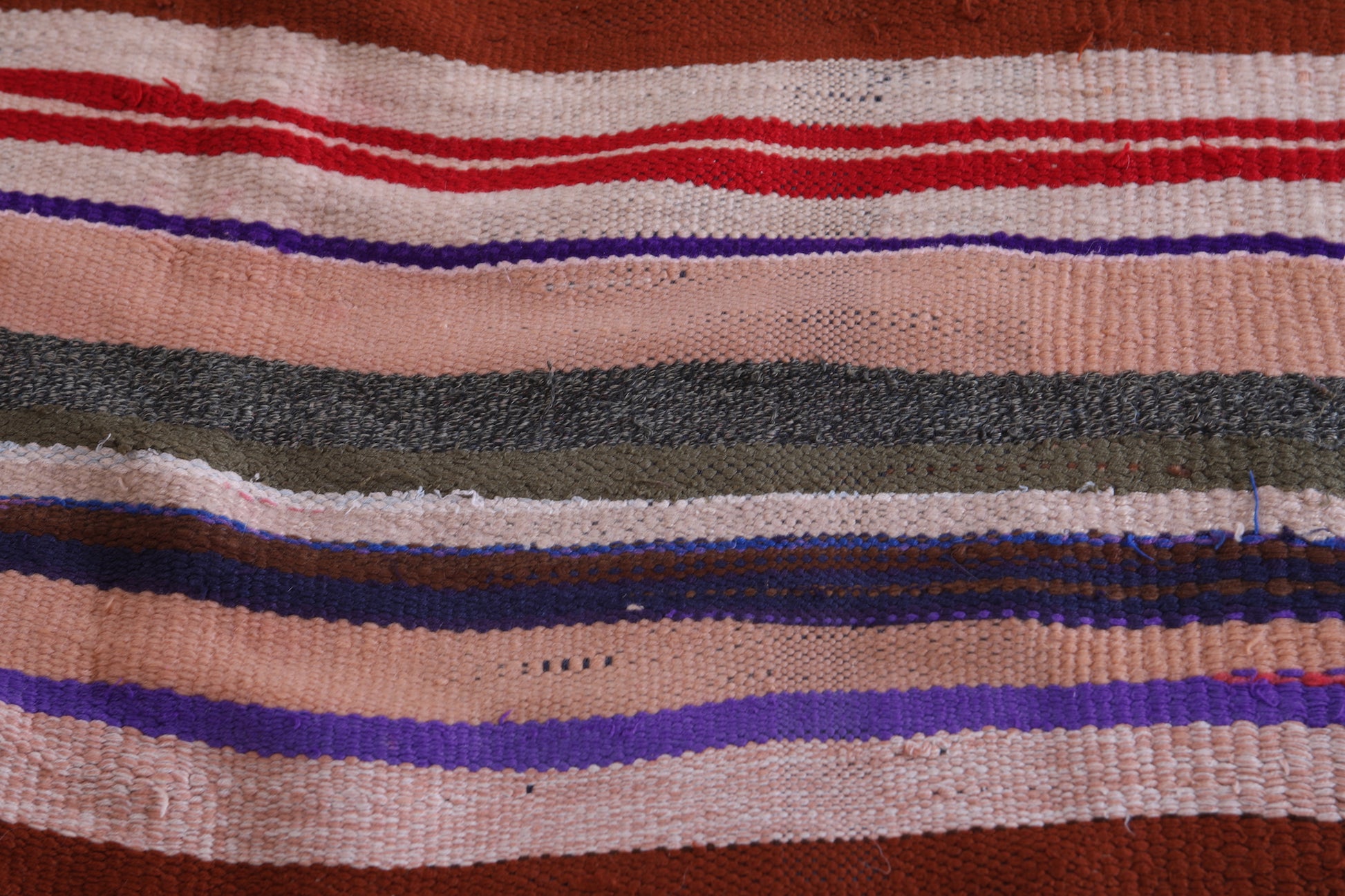 Vintage moroccan handwoven kilim rug 4.8 FT X 7.9 FT