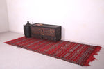 Moroccan kilim rug 4.6 FT X 10.1 FT