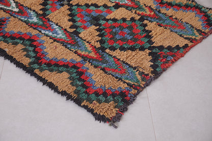 Wonderful Moroccan Runner rug 3 X 7.4 Feet