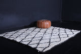 Trellis Beni ourain rug 5.5 X 6.8 Feet