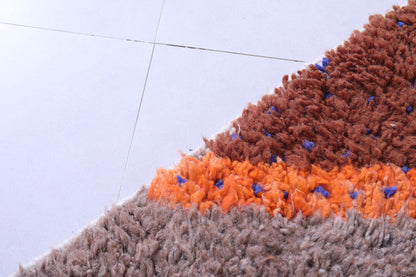 Plush Moroccan rug - Contemporary rug - Brown rug