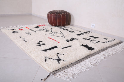 Moroccan Berber Hand Woven Rug - Wool Azilal Rug - Custom Rug