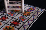 Small Moroccan Carpet 2.2 X 4.2 Feet