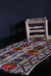 Small Moroccan Carpet 2.2 X 4.2 Feet