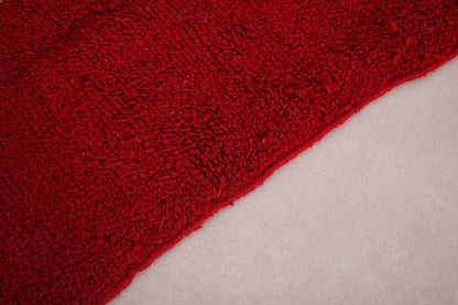 Small berber red rug 1.7 X 3.2 Feet
