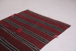 Moroccan handwoven kilim rug 3.6 FT X 5.3 FT