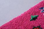 Pink moroccan rug 5 X 4.8 Feet