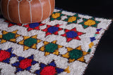 handmade moroccan berber rug 4 X 8.1 Feet