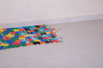 Colorful Hallway Kilim Rug 2.5 X 8.2 Feet