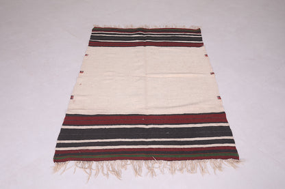 Moroccan Striped rug 3.5 X 5.2 Feet