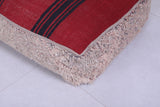 two Moroccan handmade ottoman rug pouf