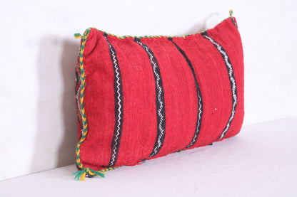 Moroccan handmade kilim pillow 11.4 INCHES X 18.1 INCHES
