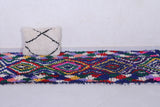 Colorful Moroccan Runner Rug Shag 3.2 X 7.6 Feet