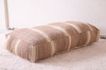 Vintage Brown handmade Ottoman Pouf Pillow