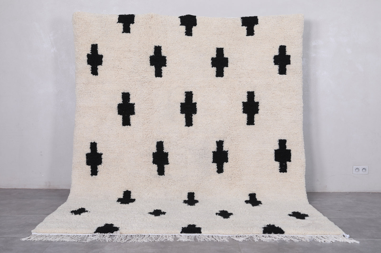 Moroccan Beni ourain rug - Custom area rug wool