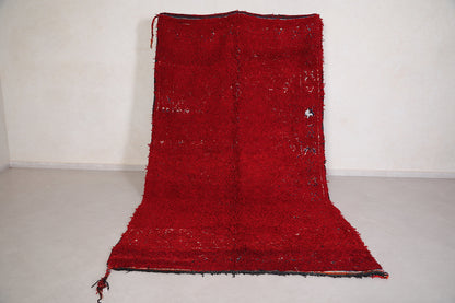Vintage Berber rug 5.9 x 10.2 Feet