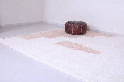 Handmade Moroccan contemporary rug rug - Beni ourain wool rug - Custom Rug